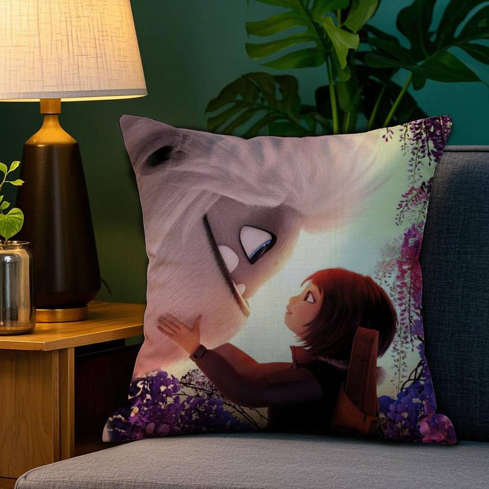 A-Abominable Personalized Pillow Case Sofa Living Room Bedroom Double-sided Printing Square Cushion Nap Time Cushion Cover