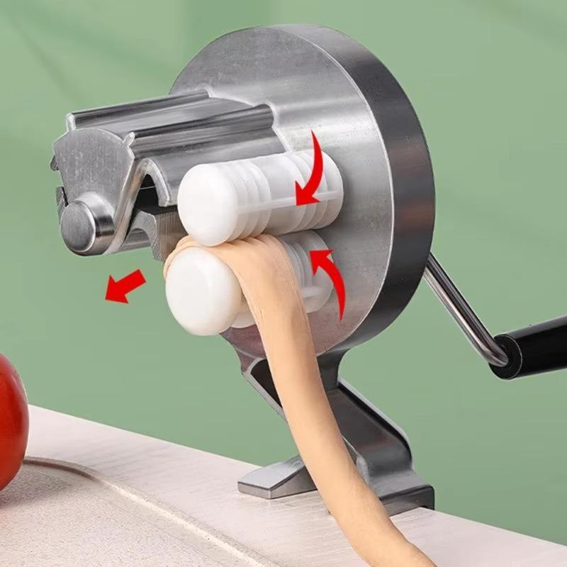 Italian Pasta Roller Pasta Maker Cavatelli Machine Hand Crank Non-Stick Coating Wooden Rollers Gnocchi Maker Pasta Attachment
