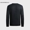 Emporio Armani Men's Crew Neck Eagle Logo Knit Sweater