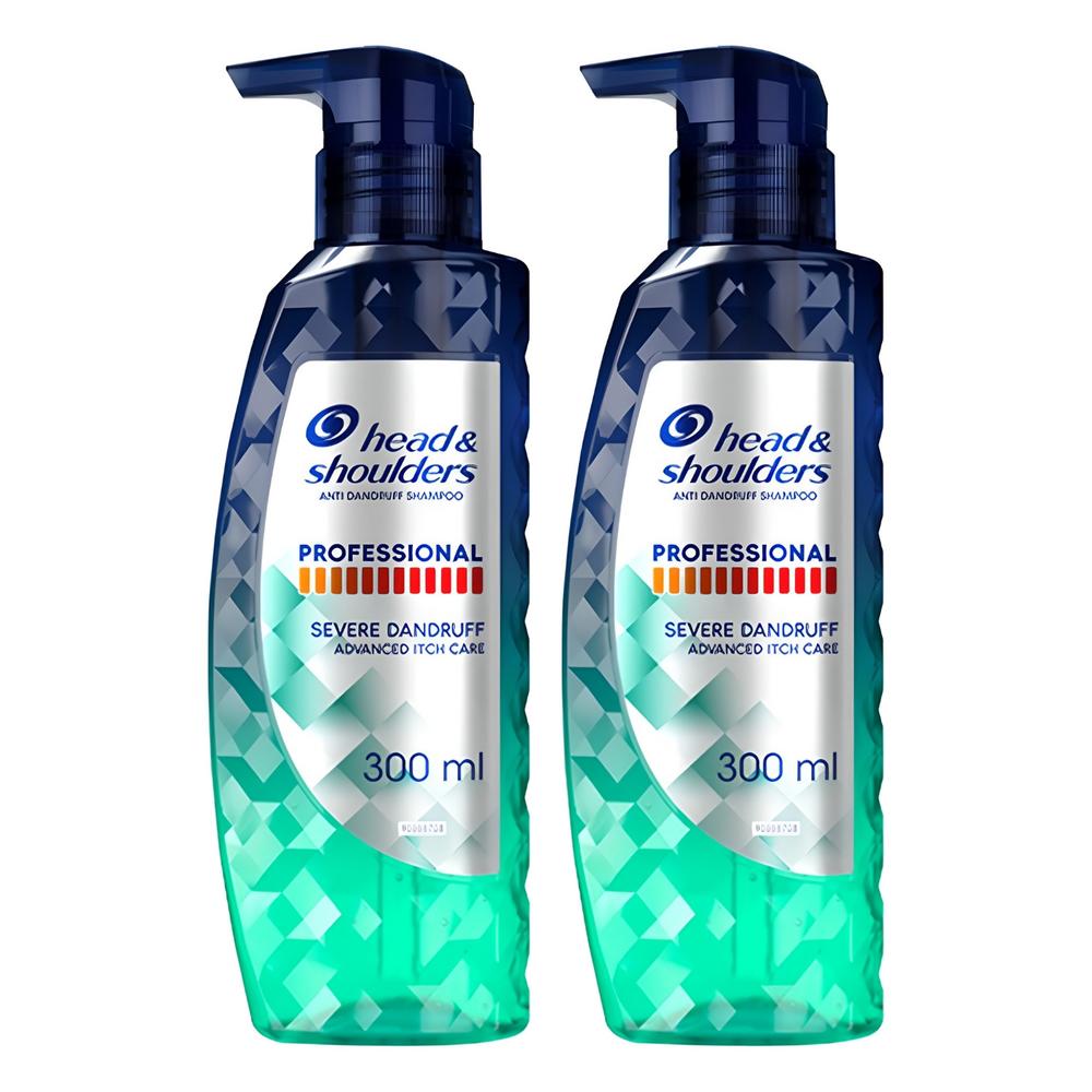 Head & Shoulders Professional Itchy Scalp Care Shampoo 300ml 2 Pcs