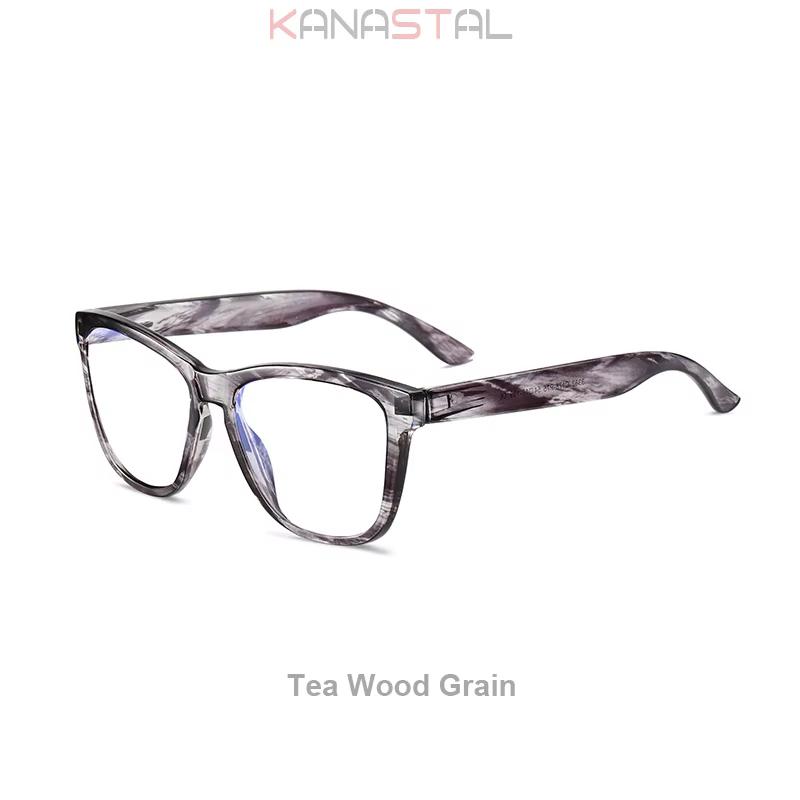 Damen Blaulichtfilterbrille Gestell Herren Anti-Ermüdungsgläser Computer Kunststoffbrille Rezept Myopie Lesebrille