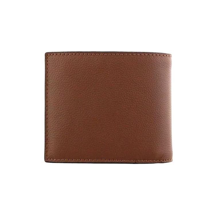 Coach Compact 11 Keychain Gift Box Leather Card Holder Wallet Men Wallet Brown 64118-CWH