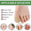 Welnove 10Pack Toe Caps Closed Toe Surface Fabric Sleeve Protectors with Gel Lining, Preve