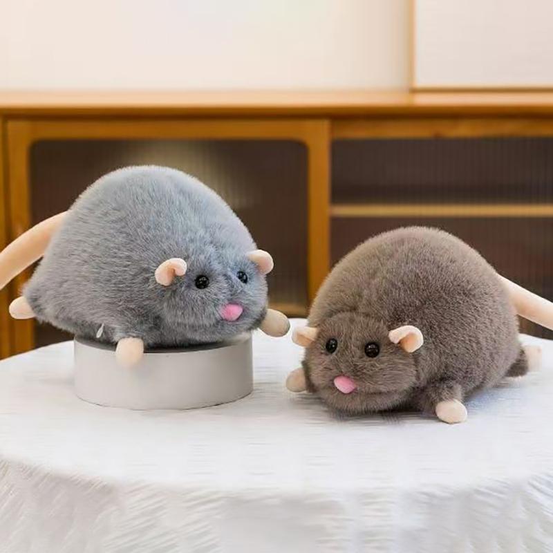 33/45Cm Mouse Doll Cartoon Flower Branch Rat Doll Soft Plush Animal Figure Throw Pillows Kids Gift Birthday Toys Hobbies