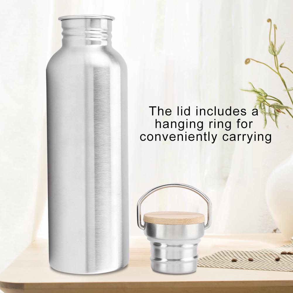 Stainless Steel Outdoor Portable Water Cup Drink Bottle Travel Mug 750mL