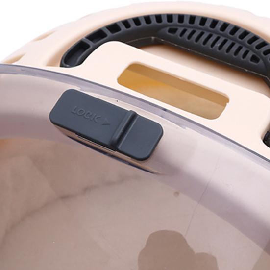 Kosmiczna kapsuła transportowa dla zwierząt z podkładką Mały oddychający transporter samochodowy dla psów i kotów do 10 funtów