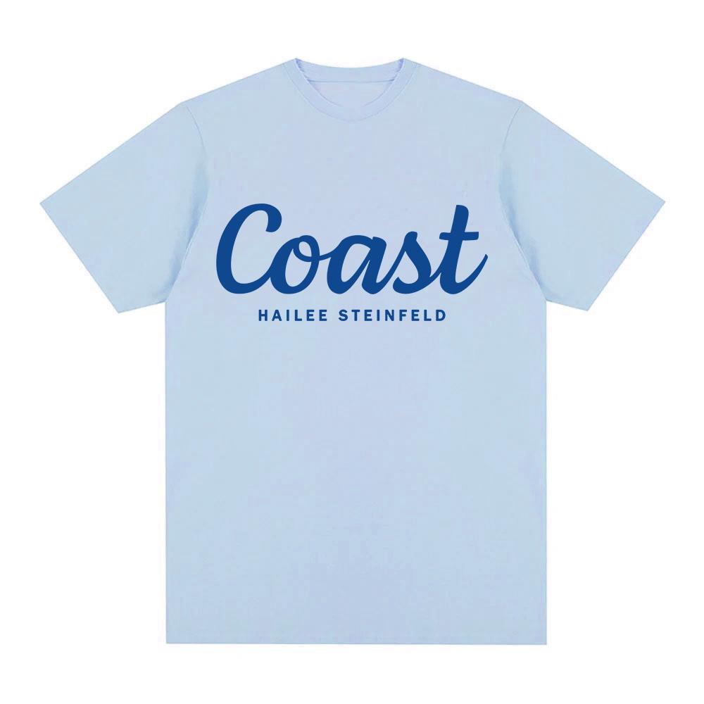 

Hailee Steinfeld T-Shirt Summer Tshirts Cotton Round Neck Short Sleeve T Shirt Casual Graphic Printing Tees XXL