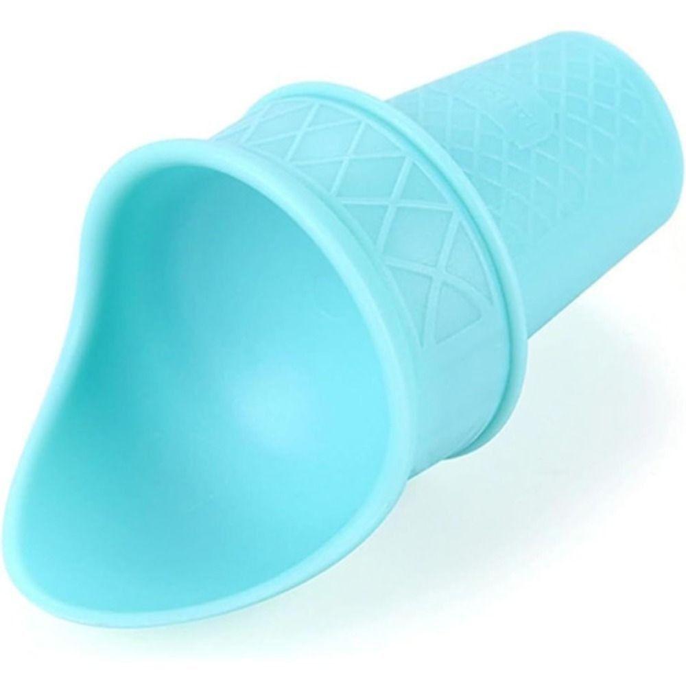 Odorless Silicone Snow Cone Rack Sustainable Freezable Food Cone Holder  Ice Cream Accessories