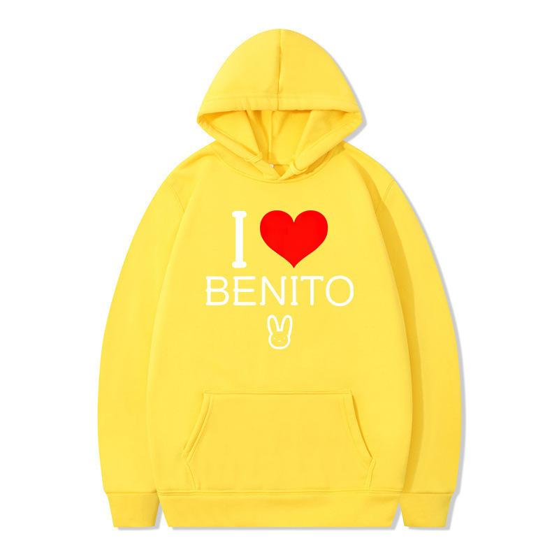 Autumn and winter new un verano sin ti bad bunny hoodie hooded sweater