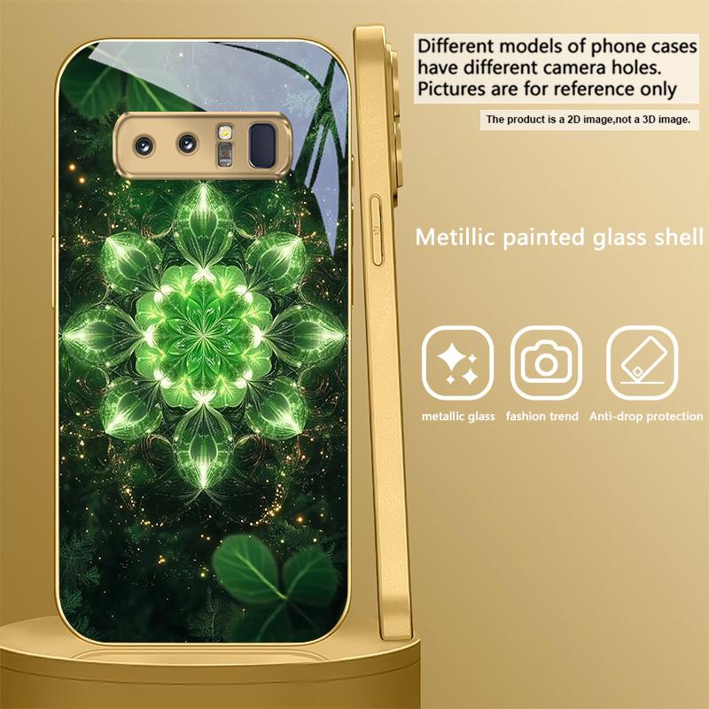 

Blooming golden mandala For Samsung A 01 52S A04 A05S A10 A12 13 22 23 24 36 42 M02 Note 10 20Ultra 8 9 Golden glass phone case Galaxy A52s 5G