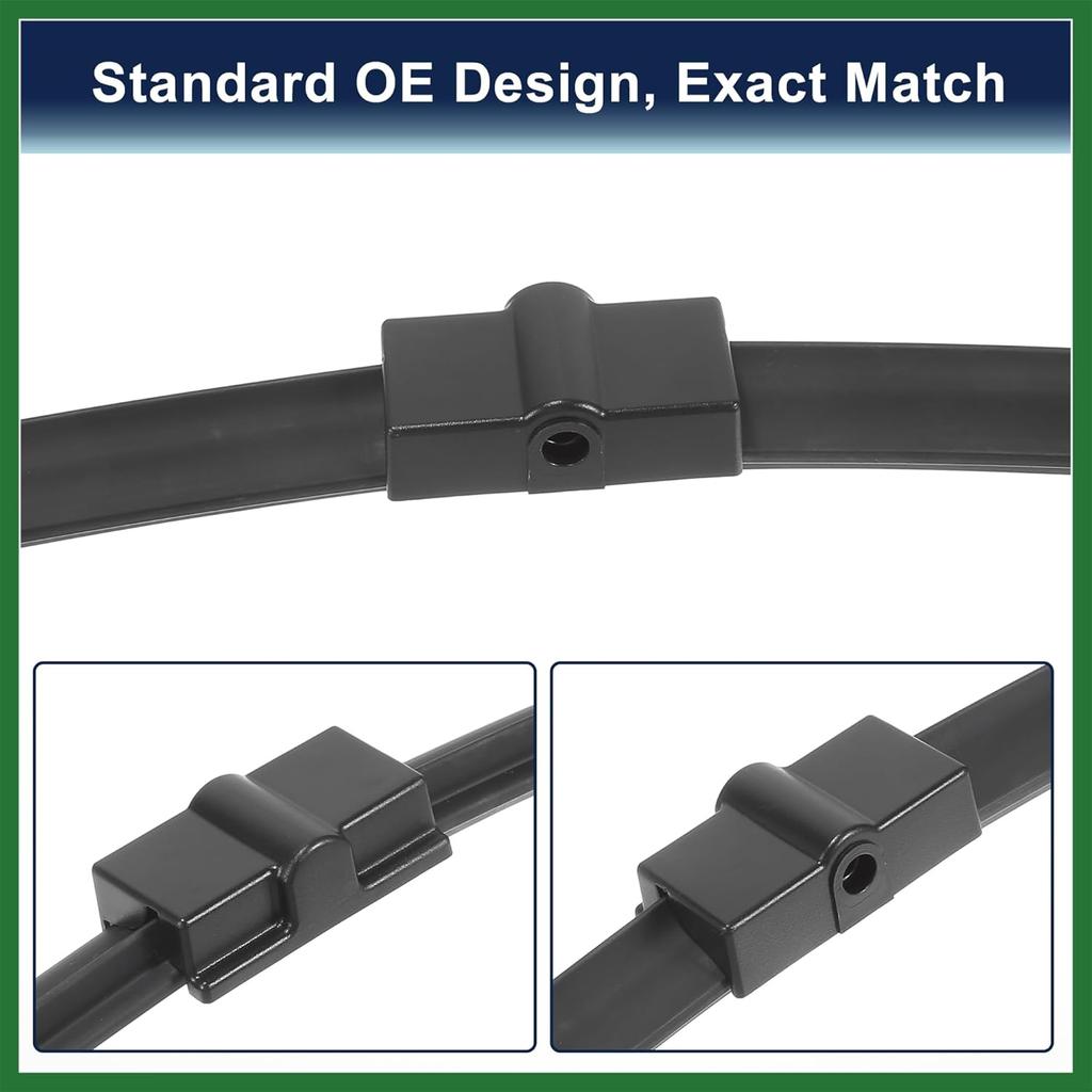 Motoforti 1 Pair 30"+21" Front Windshield Wiper Blade for BMW I3 2014-2021 Windscreen Wiper OE Replacement Set All-Seasons Side-Lock, Not J/U Hook