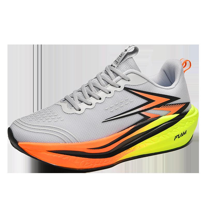 Explosive carbon board youth professional marathon racing shock absorption rebound non-slip running shoes