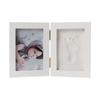 Newborn Handprint & Footprint Solid Wood Frame - 100 Days Baby Commemoration Souvenir