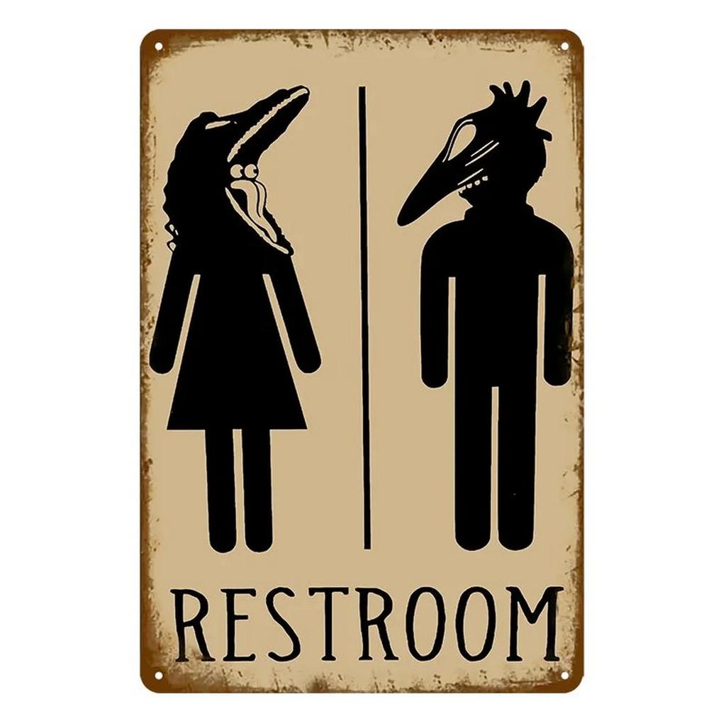Washing Room Plaque Metal Tin Signs Wall Decoration Vintage Art Posters Iron Painting for Man Cave Home Cafe Bathroom Club Bar