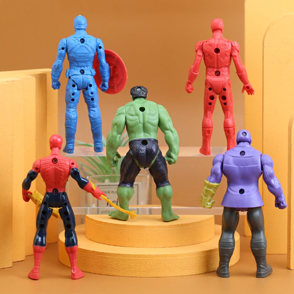5pcs Marvel Avengers Action Figure Toys for Boys and Girls Ages 4 and Up