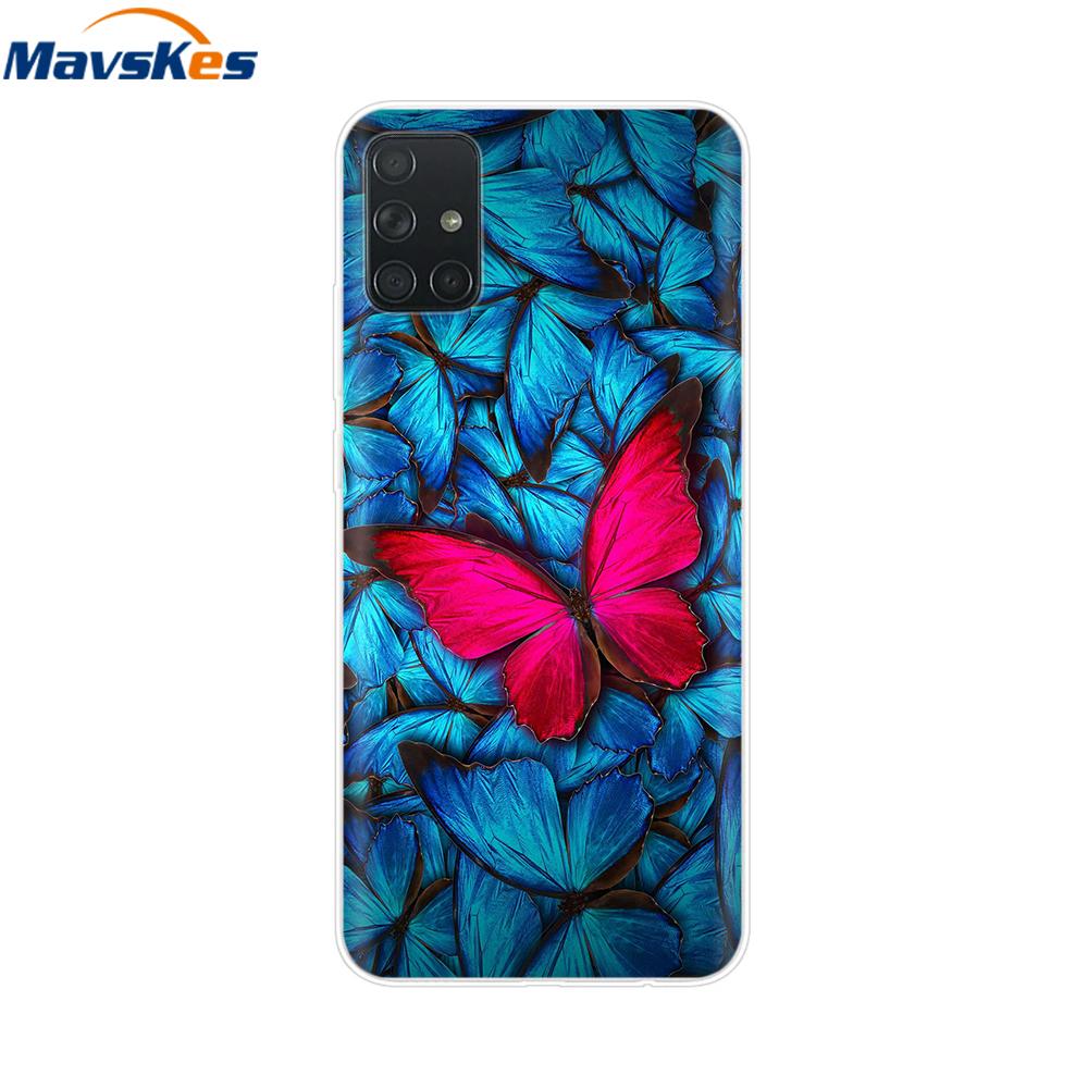 For Samsung Galaxy A51 Case Silicon Transparent Back Cover Phone Case for Samsung Galaxy A71 SM-A715F A515F A 51 71 Cover Fundas