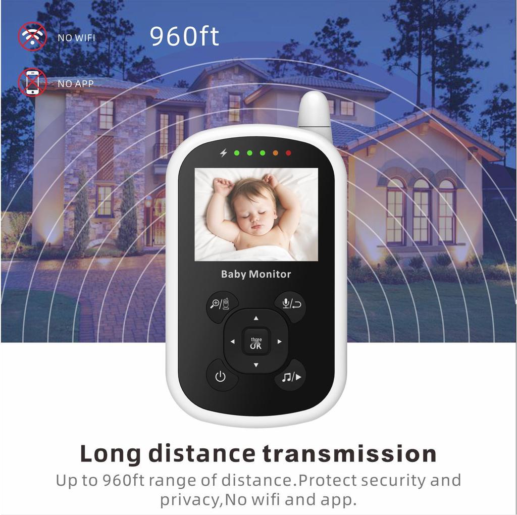 2.4GHz Night Vision Baby Monitor