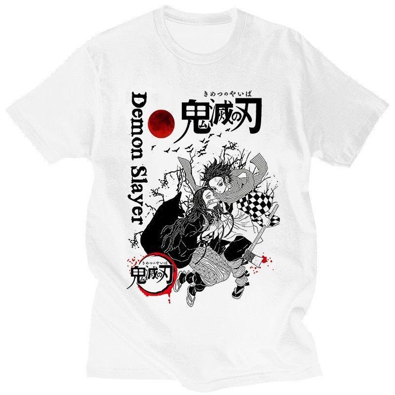 

Japanese Animethemed Demon Slayer Unisexs and Womens Loosefitting Stylish Printed Shortsleeved Tshirt for Adults S