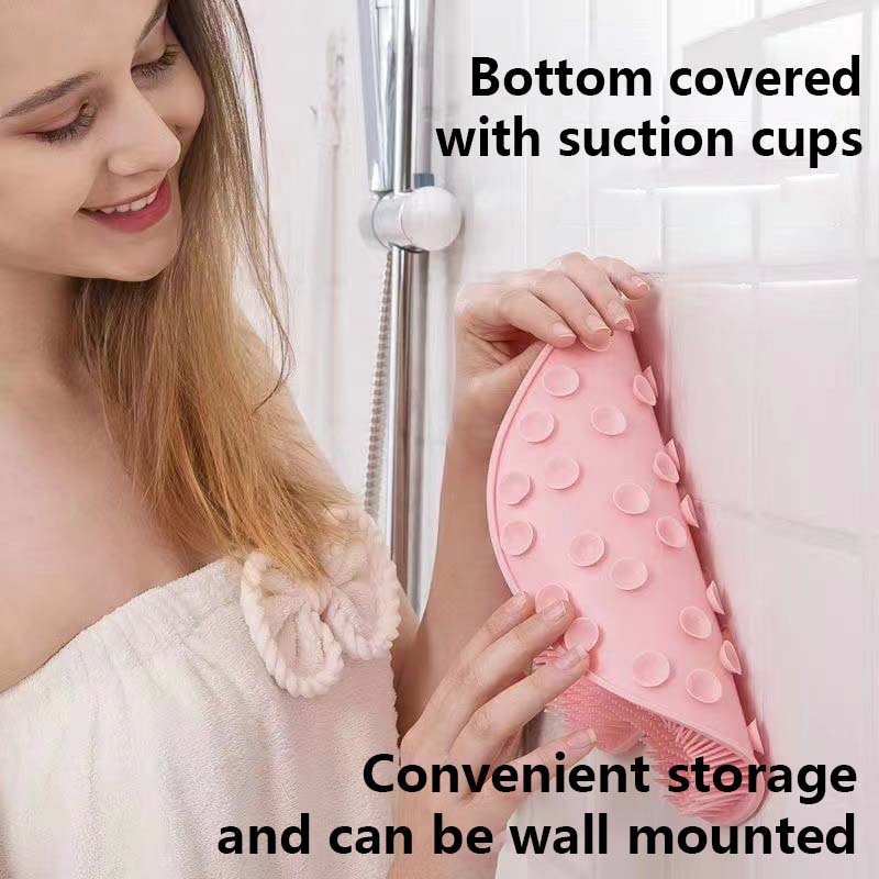 Foot Rubbing Back Rubbing Artifact Bathroom Massage Bath To Remove Dead Skin Feet Wash Silicone Bathtub Non-slip Bath Mat Sponge