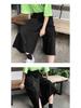 Frühling/Sommer 2020 Ulzzang High Waist Weit Bein Cropped Rockhose für Damen