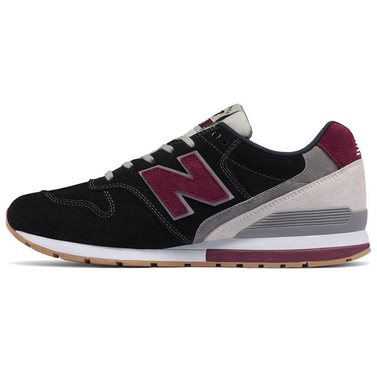 New Balance Nb 996 Comfortable Versatile Lightweight Low-Top Running Shoes Men Sneaker Black Purple MRL996ND