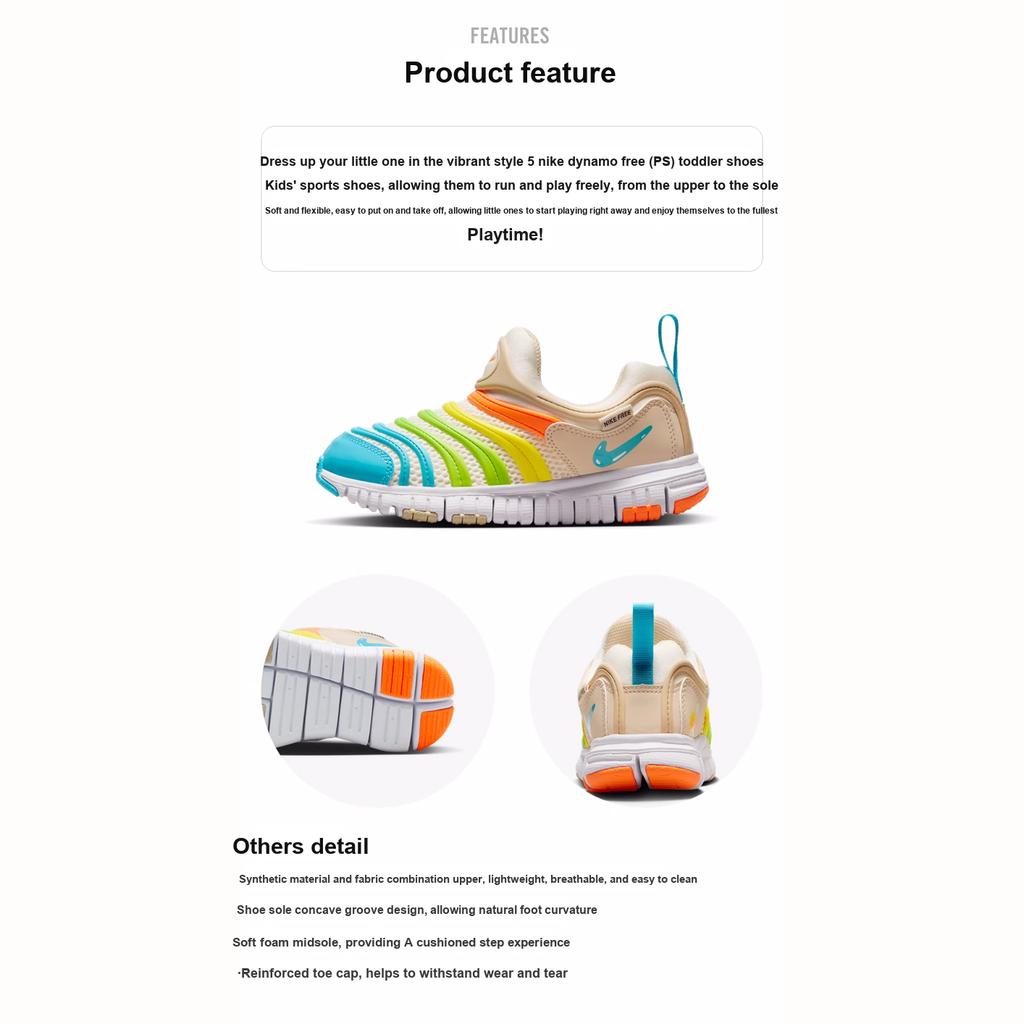 Nike Dynamo Free BP Odolné Dětské Běžecké Boty s Nízkým Svrškem Dětské Tenisky Barevné FN8910-141