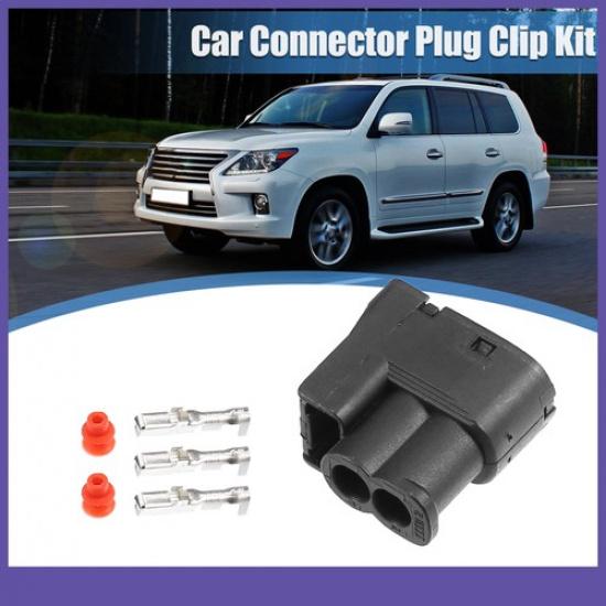 Piece of 1 2 Pin No.9098011246 Ignition Coil Connector Plug Kit Fit for Toyota