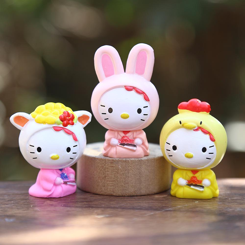 New Trendy Zodiac KT Series: 12 Animal Ornaments - Rat, Ox, Tiger, Rabbit, Dragon, Snake, Horse, Sheep, Monkey, Rooster, Dog, Pig