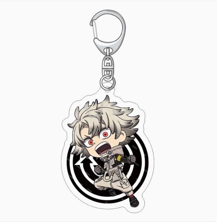 

Q Version Acrylic Keychain for Gachiakuta Zanka Nijiku Amo Empur Backpack Pendant Anime Decoration Exquisite Collection Gift Toy