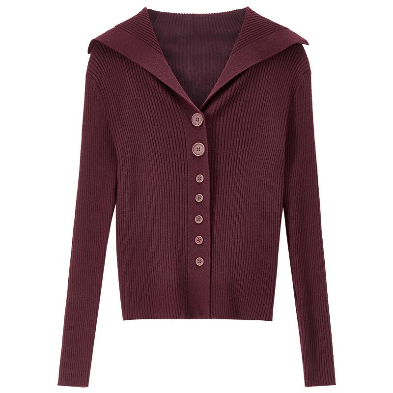 

Women s Slim Fit Ribbed Knit Cardigan M