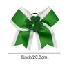 St. Patrick's Day Clover Swallowtail Bow Leather Hair Tie for Kids