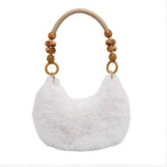 Trendige Plüsch-Umhängetasche - Neue Mode Textur Schultertasche