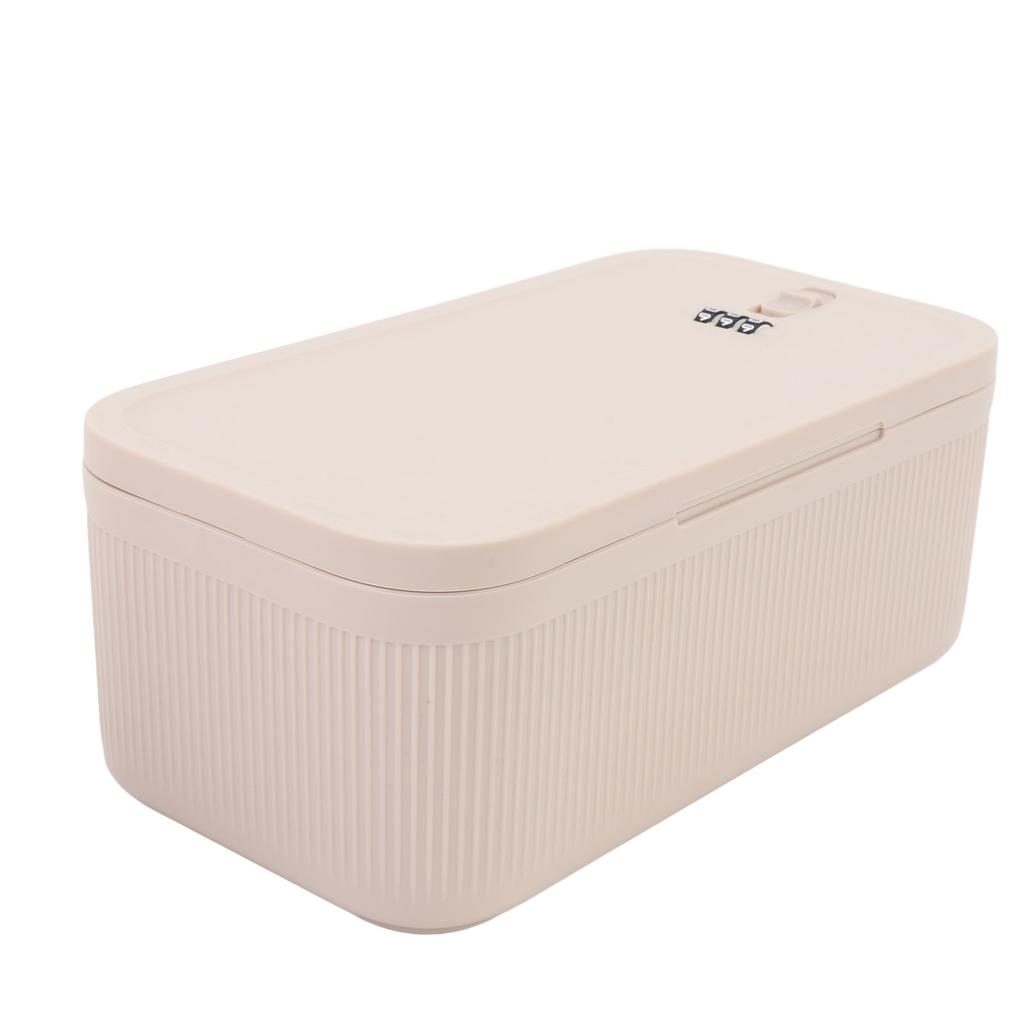 Portable Small Lock Box Combination Lock Box Personal Travel Secure Box with Password for Dorm Trave