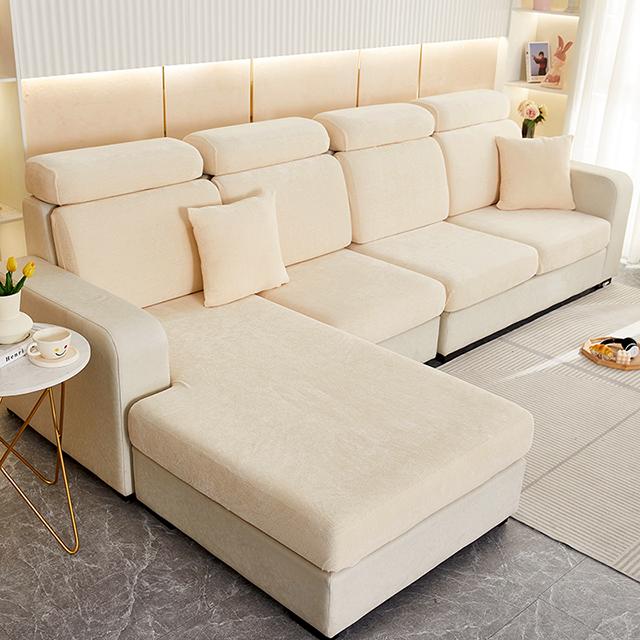 New Design Snowy Couch Cushion Seat Cover Stretchy Pets Home Furniture Armrest Cover Protector Stretch Washable Removable Couch Slipcover