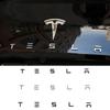 Ymbfz0 ABS Car Front Hood Rear Trunk Emblem Sticker Decoration for Tesla Model 3 Model S X Y Roadster Auto Exterior Decal Accessories
