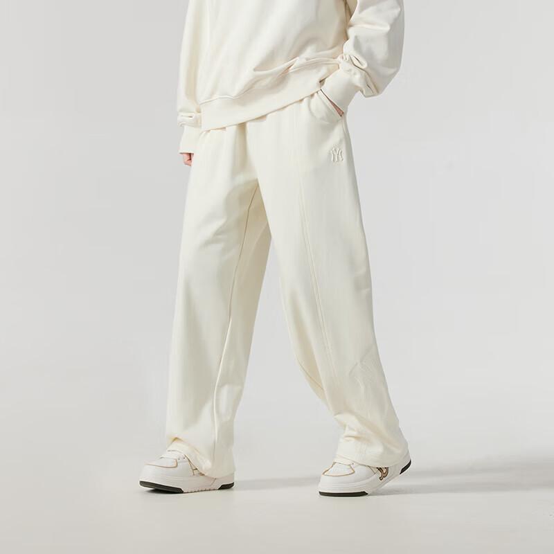 New MLB New York Yankees Casual Pants Unisex Cream 3APTB0551-50CRS