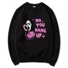 No You Hang Up Hettegenser Dame/Herre Estetisk Streetwear Bokstaver Print Hettegensere Unisex Høst Vinter Halloween Hettegensere Topper