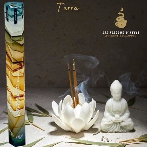 Encens - Terra - Anti-Tabac - 30g - Sans charbon - Ingrédients naturels
