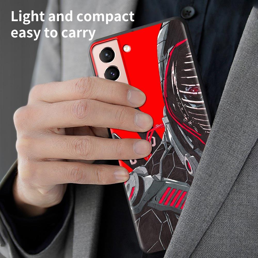 Japońska sztuka samurajska pokrowiec na smartfona do Samsung Galaxy S21 Ultra S20 Fe S10 Plus S9 S10e S10lite Shell miękkie Fundas