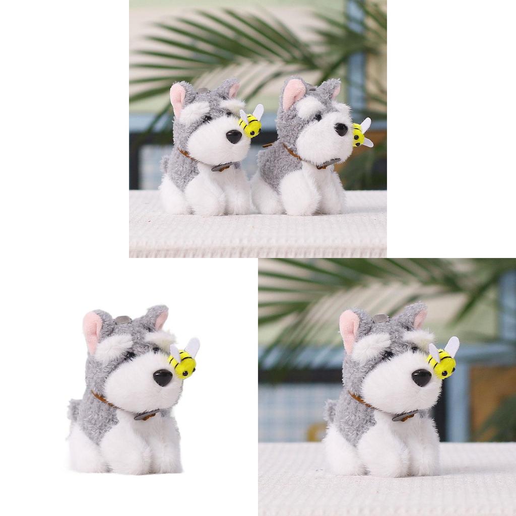Plush Dog Keychain With Pp Cotton Filling For Cute Animal Bag Charm Decor