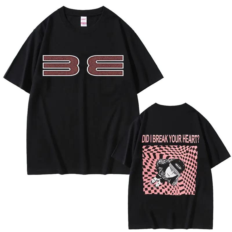 Singer Billie Eilish Hit Me Hard and Soft Printed Cotton Tshirt Men and Women Summer Clothing Fashion Casual Tshirt Fan Gift
