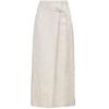 Vero Moda Chinese Button Glossy Midi Skirt