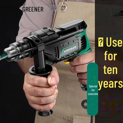 Víceúčelová elektrická příklepová vrtačka a kladivo Green Forest