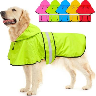 Fully Enclosed Raincoat Dog Raincoat Pet Raincoat Waterproof Dog Poncho Large and Small Dog Raincoat