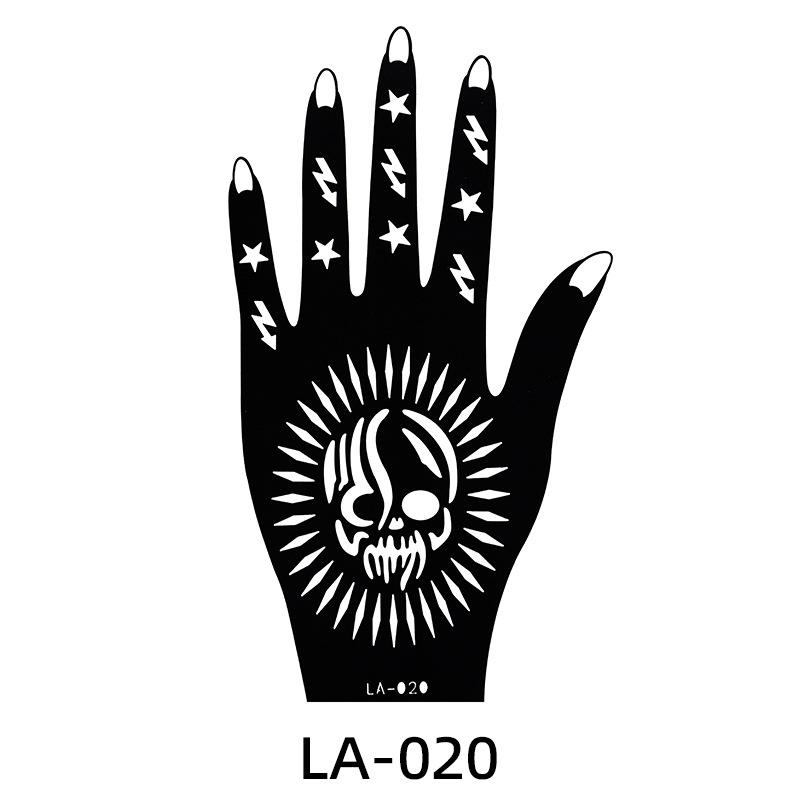 Hollow Tattoo Sticker Waterproof Indian Hannah Tattoo Template Hand Painted Diy Painted Hand Tattoo