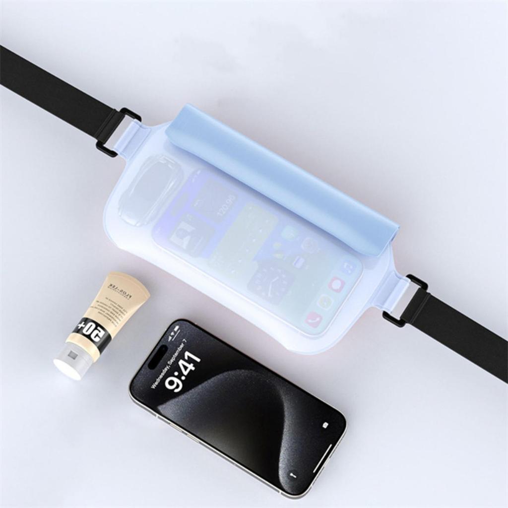 Waterproof Sealing Drift Diving Swimming Waist Bag Touchscreen Transparent Photo Waterproof Bag Underwater Dry Bags for Phone