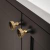 Zinc Alloy Wardrobe Handle Line Design French Cabinet Knob Bright Gold Anti Fingerprint Furniture Handle Shoe Cupboards