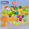 Fruits&Vegetable Model Kitchen Pretend Play Cutting Toys Children's Cooking Simulation Food Christmas Gift For Kids Toddlers