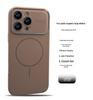 iPhone 17 Liquid Silicone Magnetic Charging Case with Large Window and Fine Ring