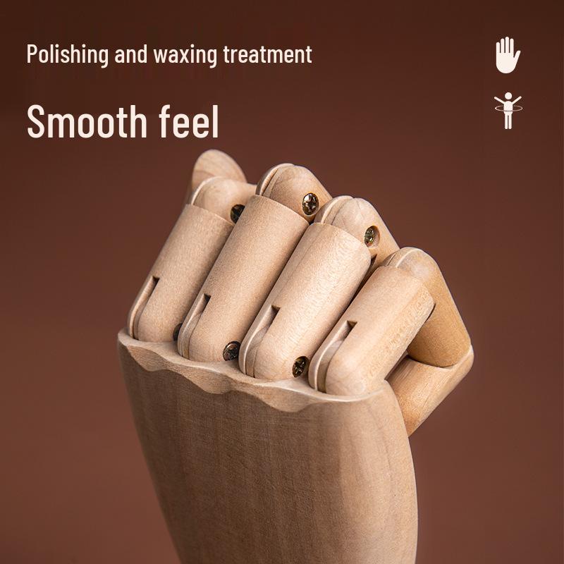 12-Inch Flexible Wooden Jointed Figure Model for Sketching and Painting